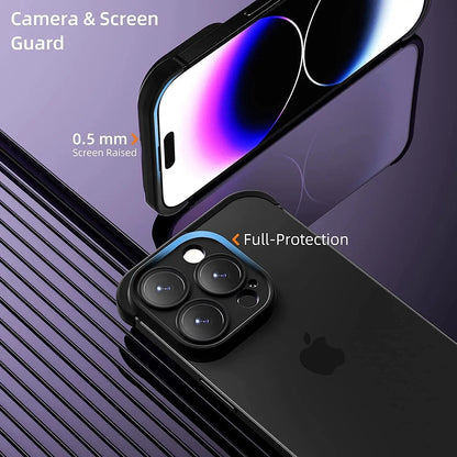 Heavy-Duty iPhone Case with Elevated Edges for Enhanced Protection