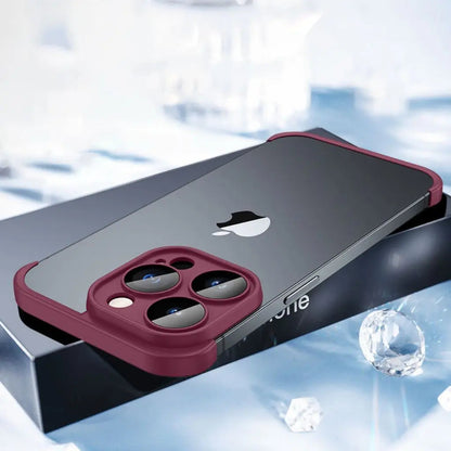Heavy-Duty iPhone Case with Elevated Edges for Enhanced Protection