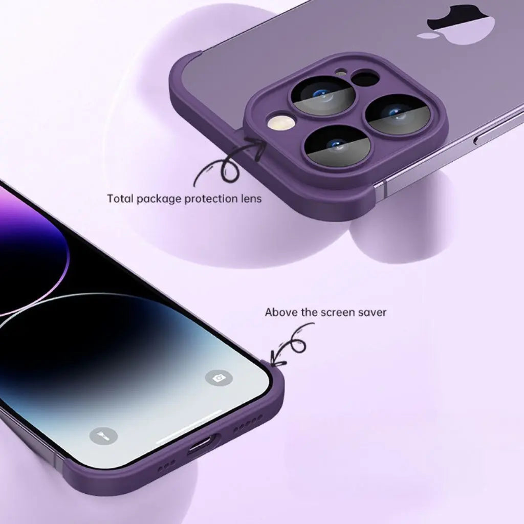 Heavy-Duty iPhone Case with Elevated Edges for Enhanced Protection