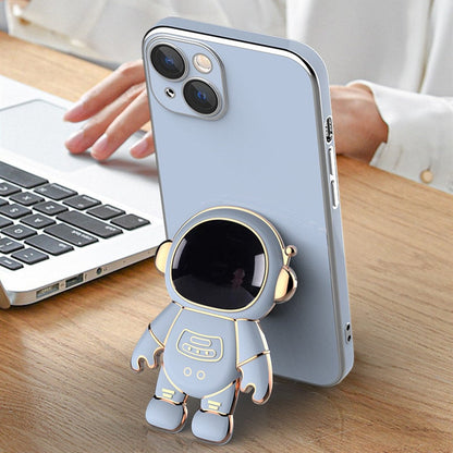 Luxury 3D Space Explorer Phone Case with Kickstand & Strap