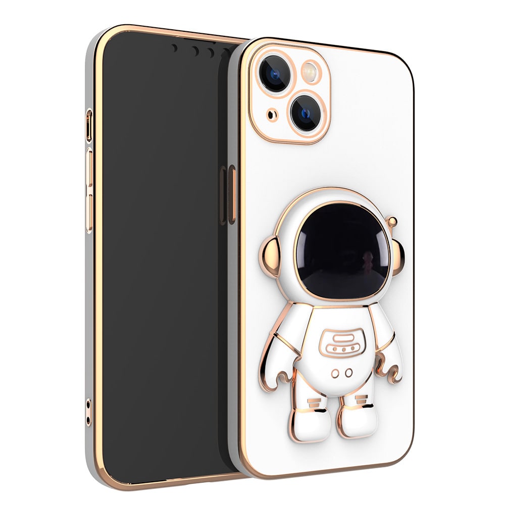 Luxury 3D Space Explorer Phone Case with Kickstand & Strap