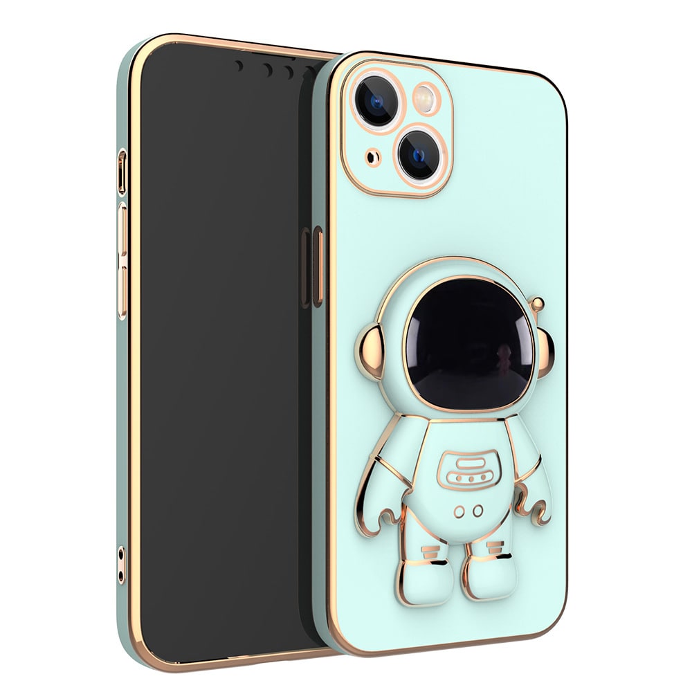 Luxury 3D Space Explorer Phone Case with Kickstand & Strap