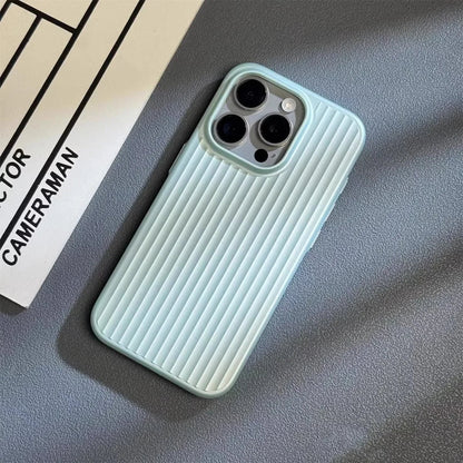 Luggage-Style Phone Case with Textured Grip, Camera Bump Protection, Slim Fit for Wireless Charging