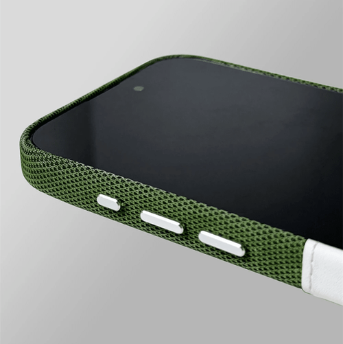 Shockproof Two-Tone iPhone Case with Card Holder and MagSafe Compatibility