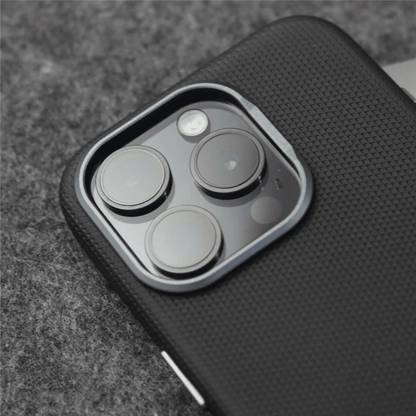 Textured Surface Smartphone Cover - MagSafe Compatible, Shock-Absorbing, Matte Finish with Raised Camera Protection