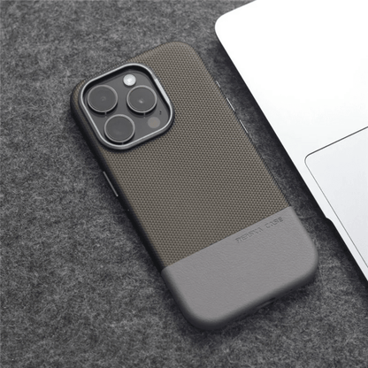 Textured Surface Smartphone Cover - MagSafe Compatible, Shock-Absorbing, Matte Finish with Raised Camera Protection