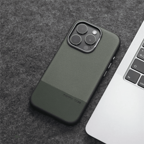 Textured Surface Smartphone Cover - MagSafe Compatible, Shock-Absorbing, Matte Finish with Raised Camera Protection
