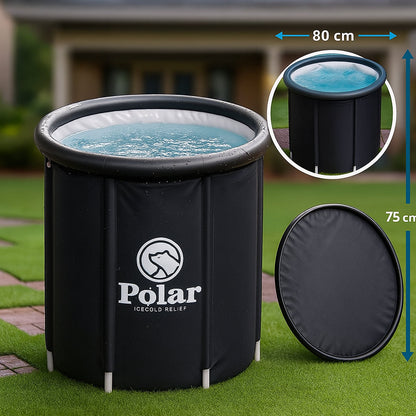 Insulated Ice Bath – 350L Capacity, Durable PVC Material