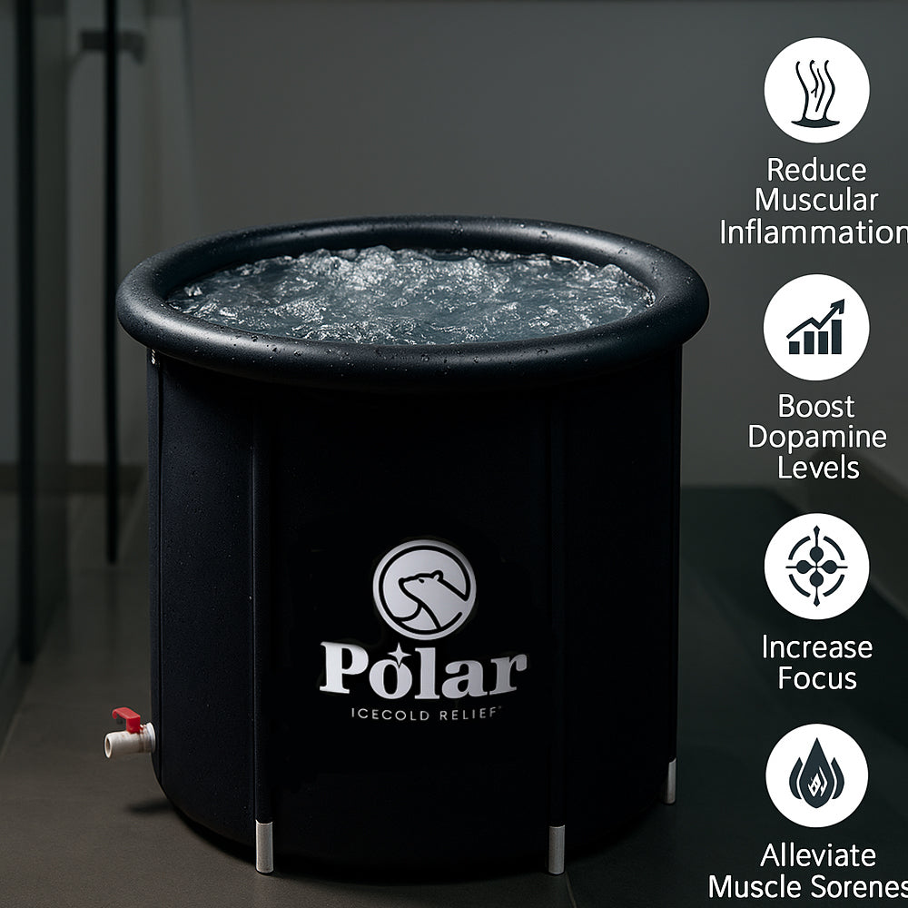 Insulated Ice Bath – 350L Capacity, Durable PVC Material