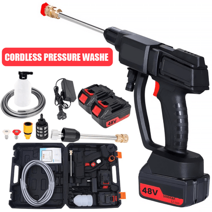 Portable High-Pressure Cleaner with Dual Batteries