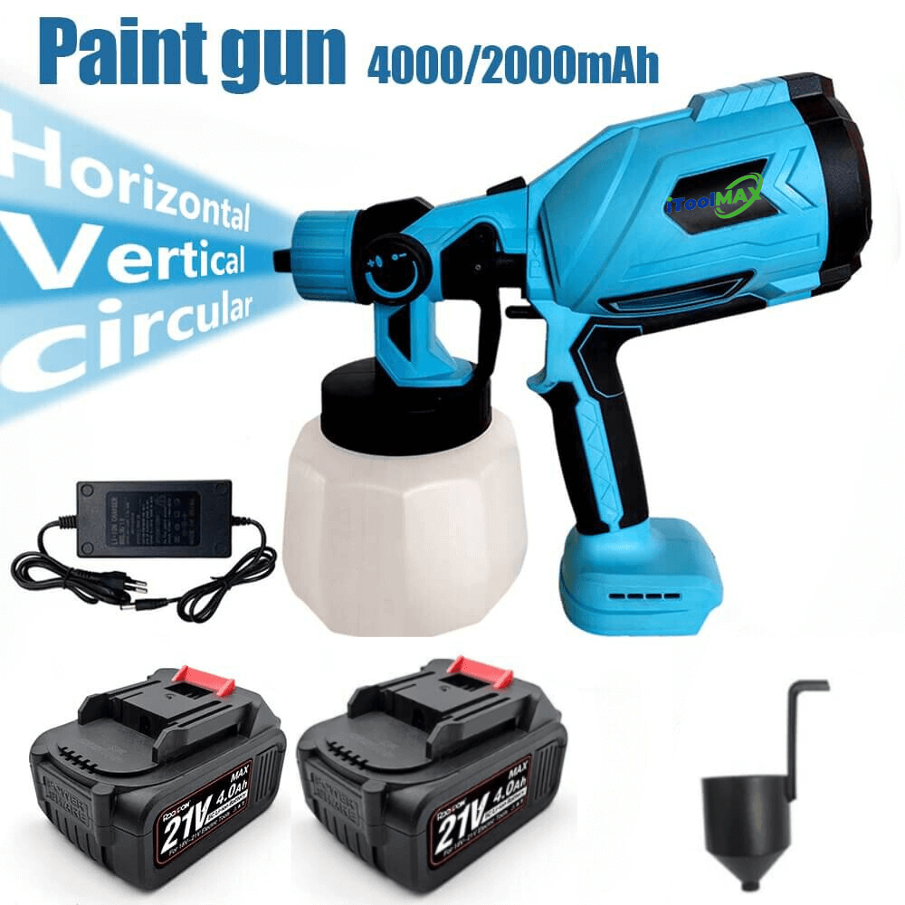 Cordless High-Pressure Paint Applicator with Dual Batteries