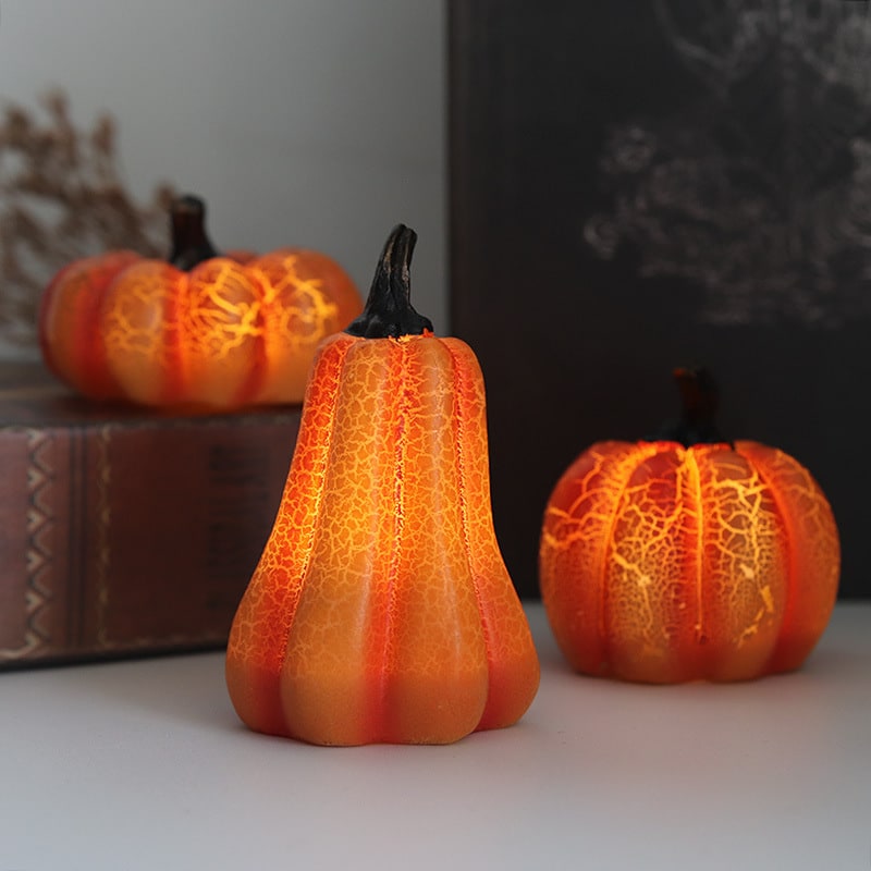Festive Glow Pumpkin Lanterns – Battery-Powered Halloween Decor
