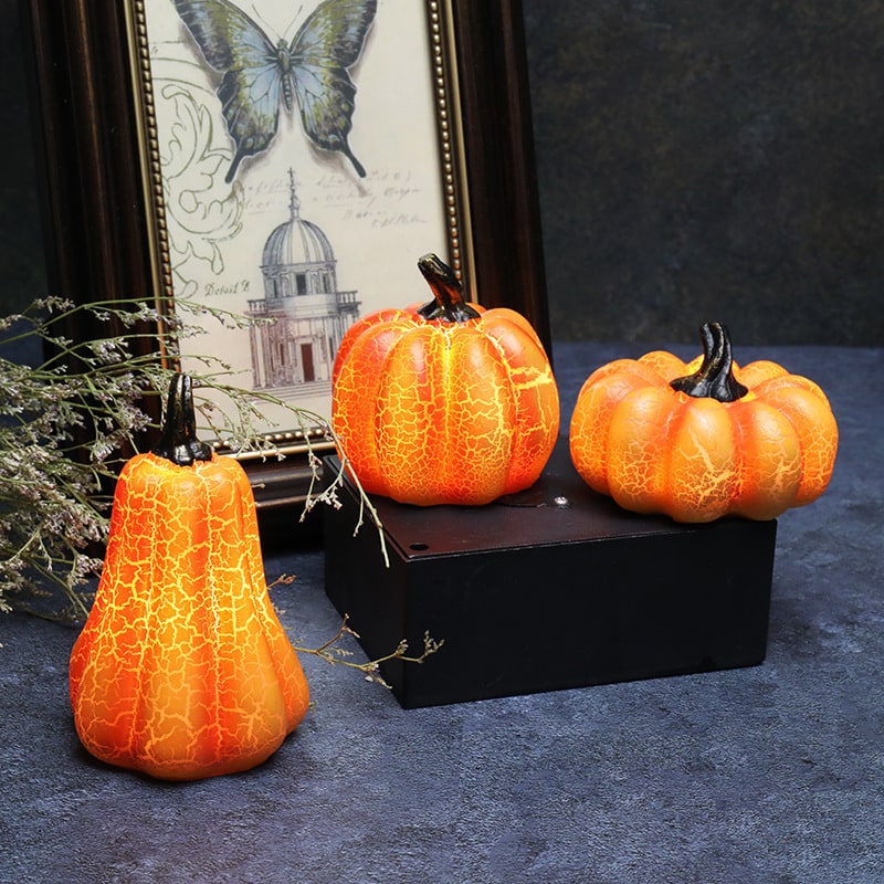 Festive Glow Pumpkin Lanterns – Battery-Powered Halloween Decor