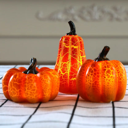 Festive Glow Pumpkin Lanterns – Battery-Powered Halloween Decor