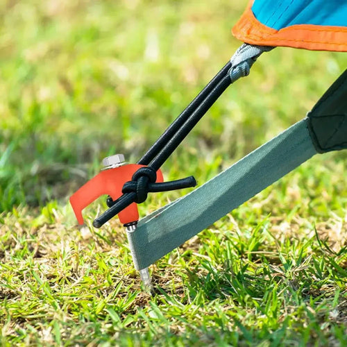 Heavy-Duty Tent Stakes with Screw-In Design