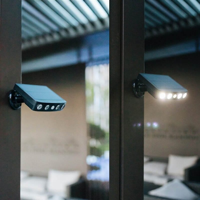 Nighttime Security with Solar Power - No Electricity Costs