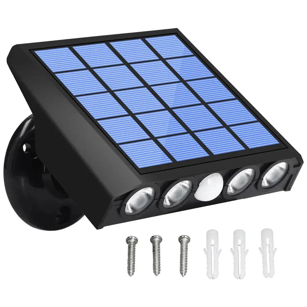Nighttime Security with Solar Power - No Electricity Costs