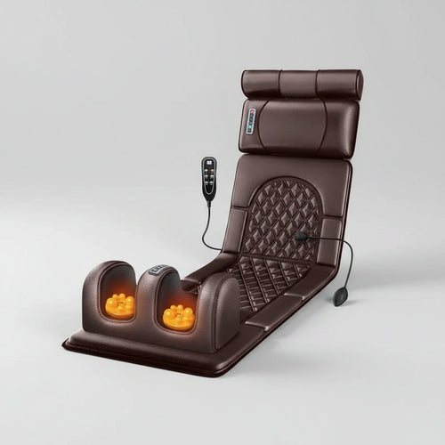 Portable Full Body Massage Mattress with Heat, Vibration, and Kneading