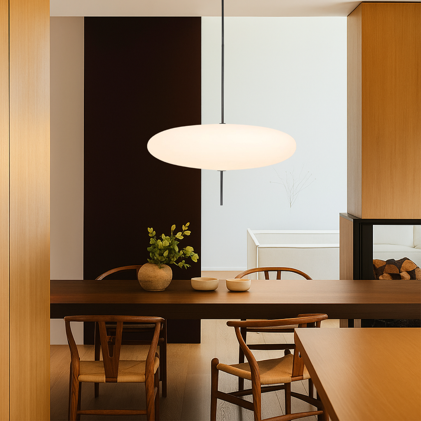 Minimalist Ceiling Lamp – Bauhaus Style Pendant Light from Denmark