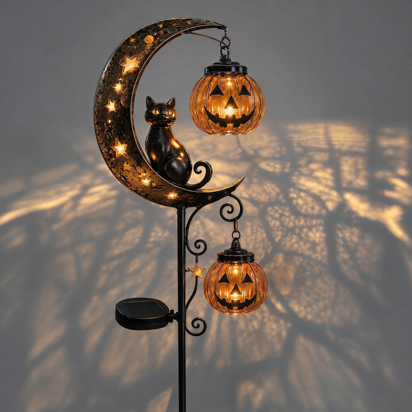 Pumpkin Garden Stake for Spooky Outdoor Atmosphere