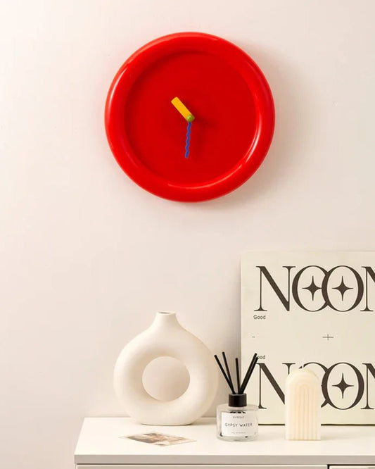 Colorful Wall Clock for Fun and Creative Environments