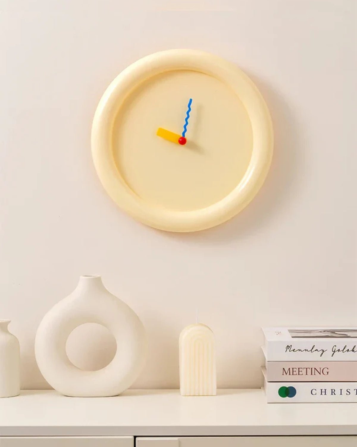 Colorful Wall Clock for Fun and Creative Environments