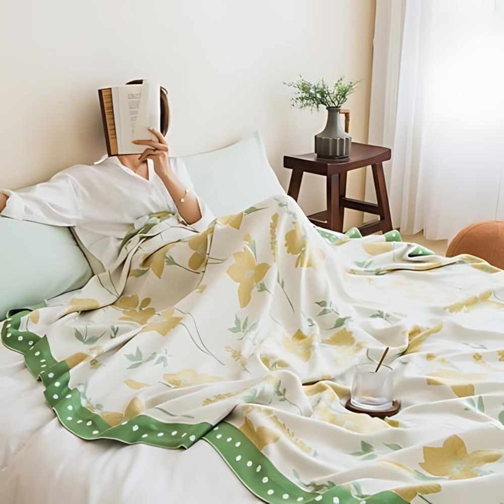 Charming Floral Breeze Cooling Blanket