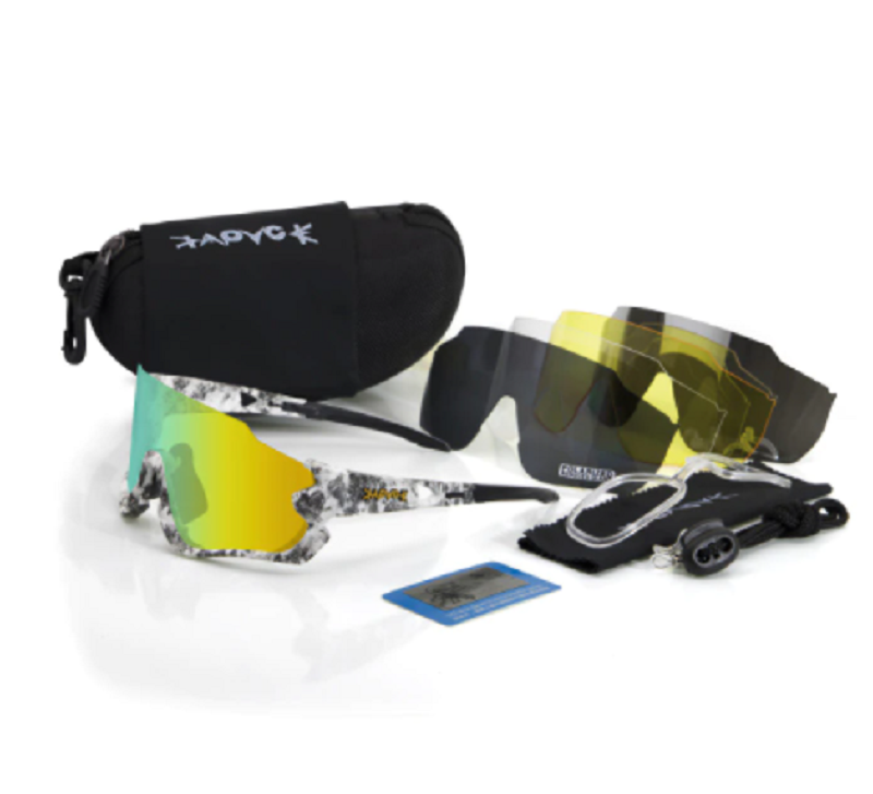 Motorcycle Sunglasses with Photochromic Lenses for Cycling
