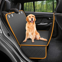 Orange Car Cover for Dog