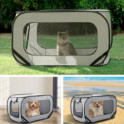 Durable Dog Travel Carrier for Safe Car Transport
