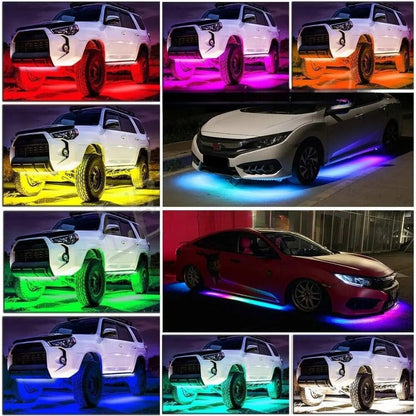 LED Lamp for Under-Car Lighting with Futuristic Design
