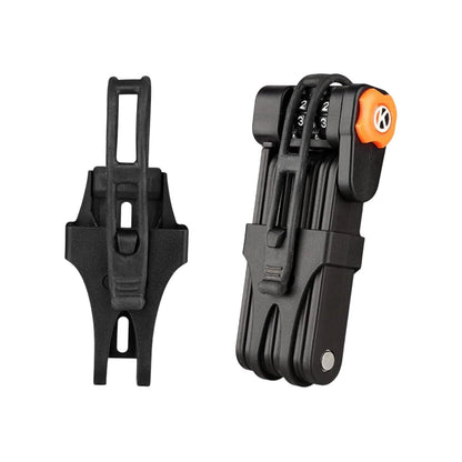 Folding Bike Lock in Alloy Steel with 4-Digit Code