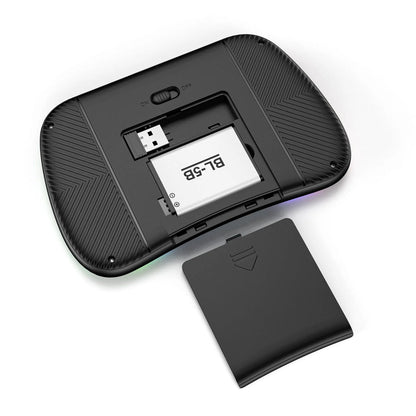 Compact Wireless Keyboard with Air Mouse Function and Voice Search