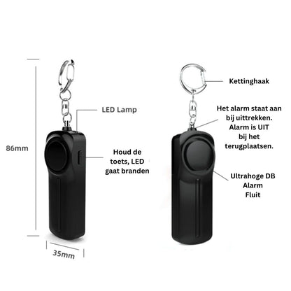 Emergency Alarm Keychain for Safety Alert