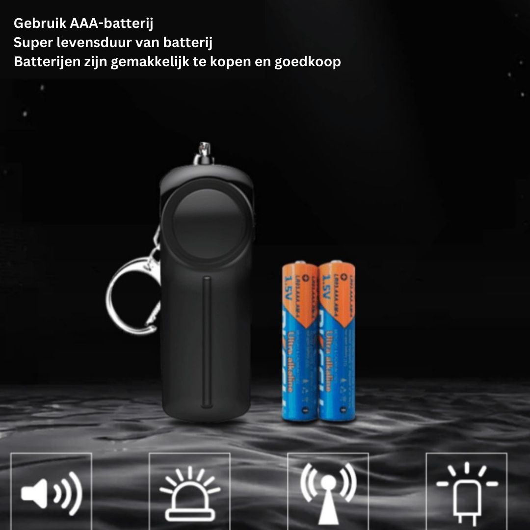Emergency Alarm Keychain for Safety Alert