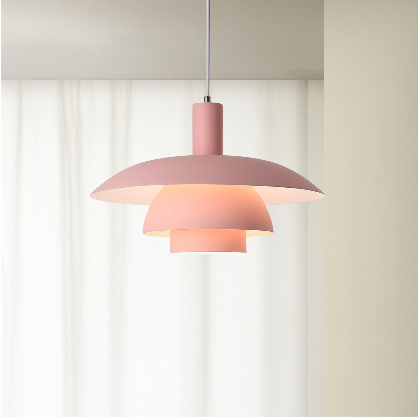 Scandinavian Minimalist Ceiling Lamp – Danish Pendant Light Design