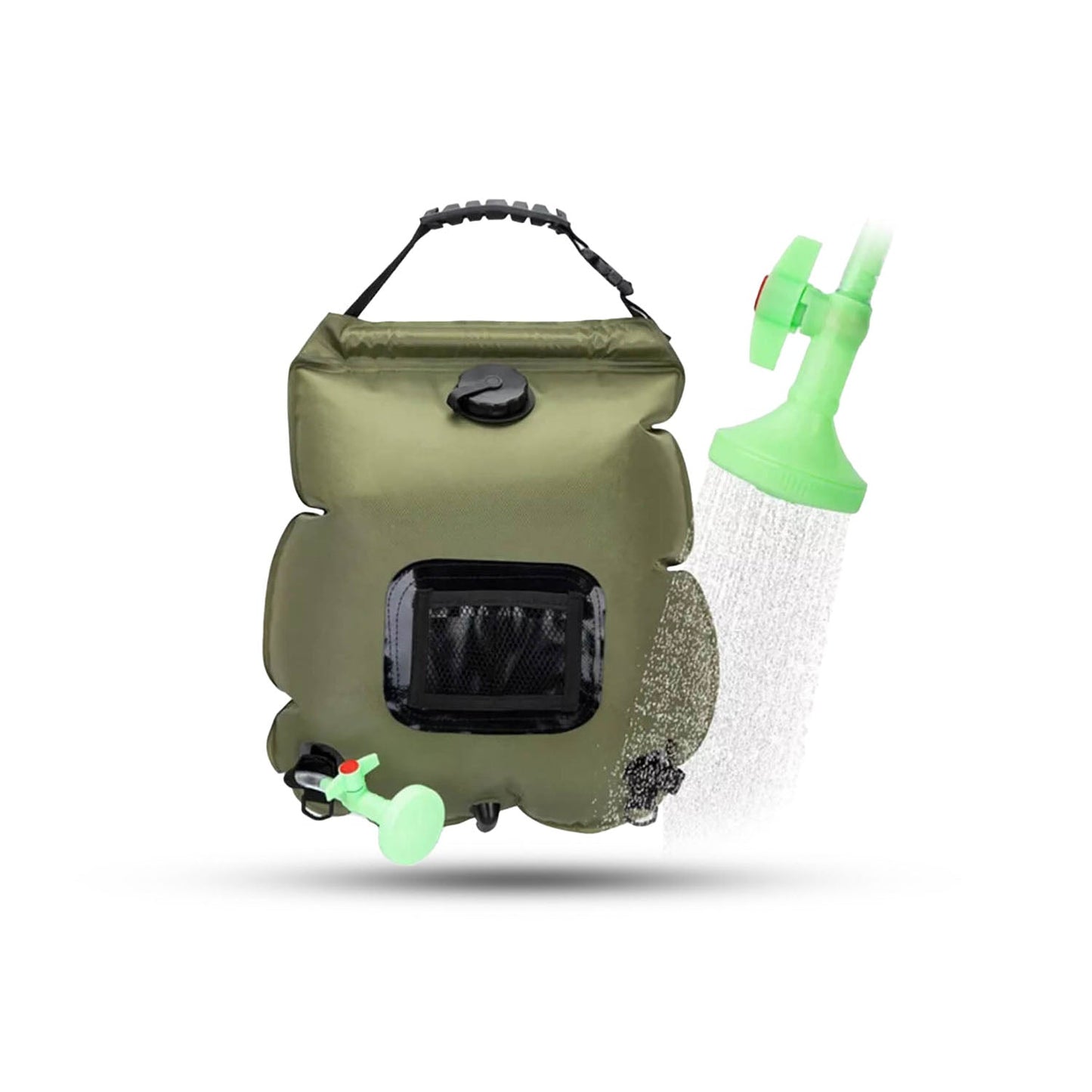 Foldable 20L Outdoor Shower Bag with Solar Heating System