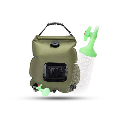 Foldable 20L Outdoor Shower Bag with Solar Heating System