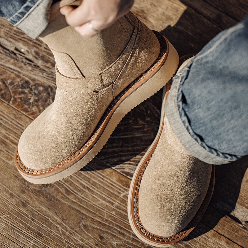 Chic Suede Winter Boots for Ultimate Comfort