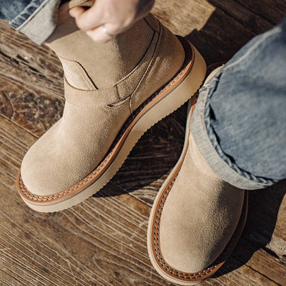 Chic Suede Winter Boots for Ultimate Comfort