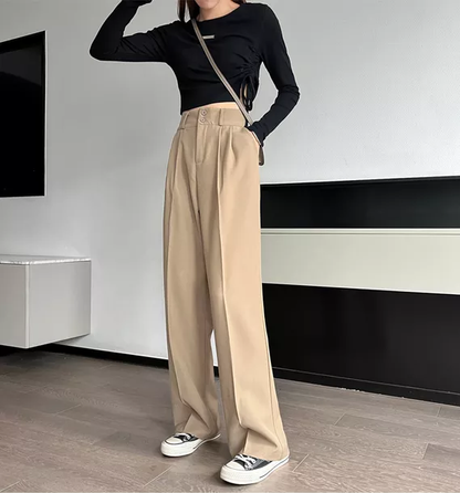 Effortlessly Chic Wide-Leg Trousers for Women