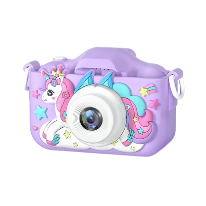 Children's Camera with Dual Lenses, 1080P HD Video and Selfie Feature