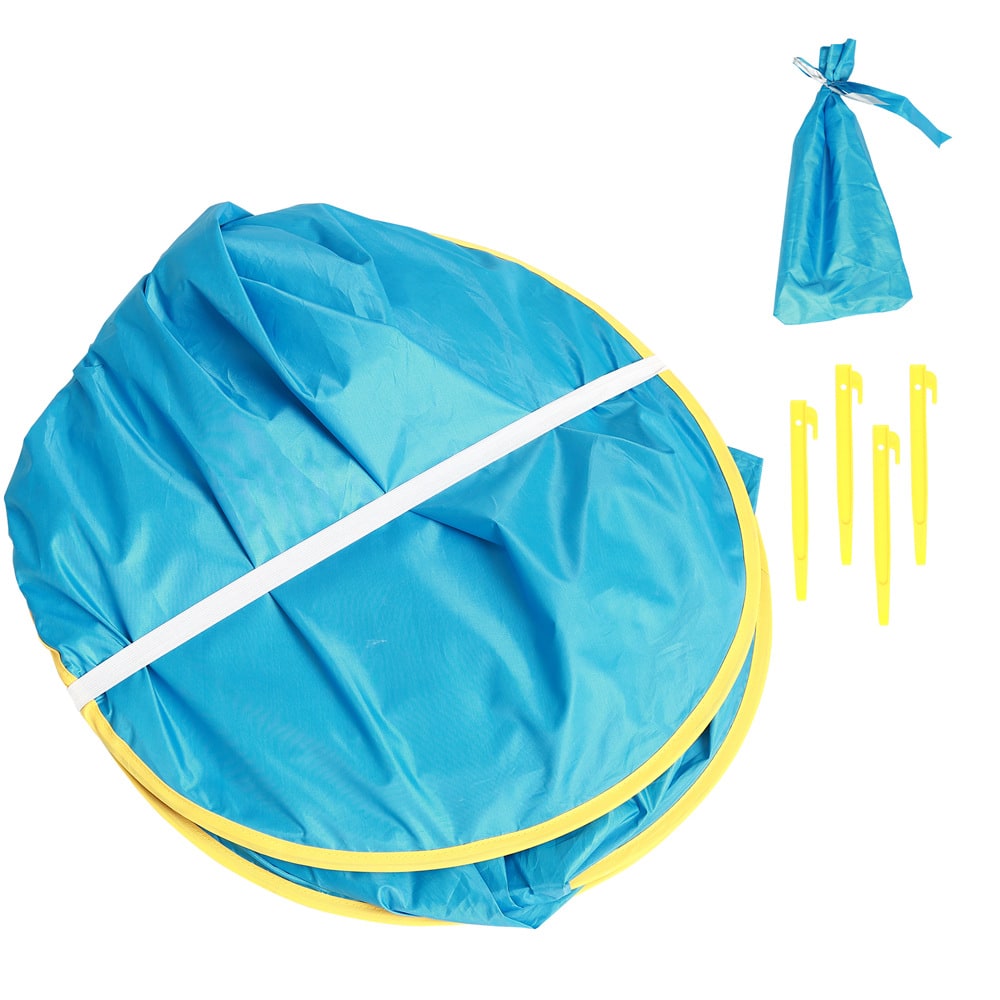 Children's Portable Sun Shelter with Splash Pool for Outdoor Fun