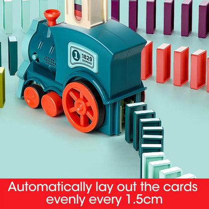 Electric Domino Express: Interactive Train Game for Kids