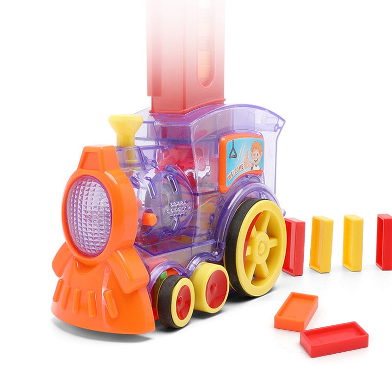 Electric Domino Express: Interactive Train Game for Kids