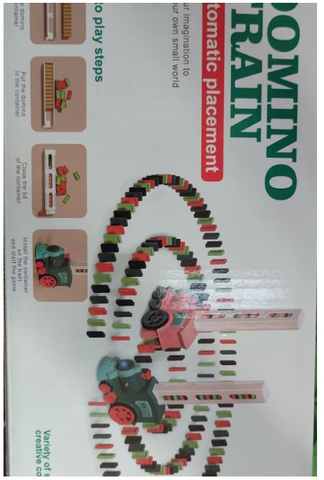 Electric Domino Express: Interactive Train Game for Kids
