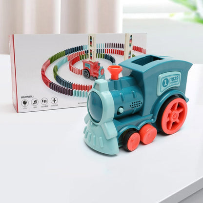 Electric Domino Express: Interactive Train Game for Kids