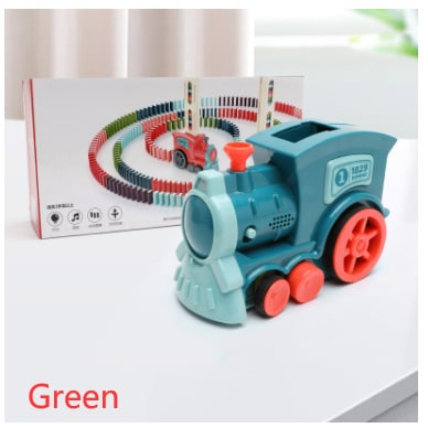 Electric Domino Express: Interactive Train Game for Kids