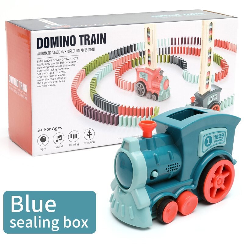 Electric Domino Express: Interactive Train Game for Kids