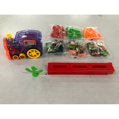 Electric Domino Express: Interactive Train Game for Kids